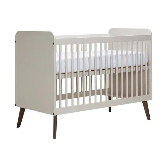 Europe Baby Olivia Babyzimmer Oatmeal Retro | Kinderbett 60 x 120 cm + Kommode