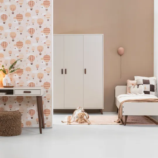 Europe Baby Olivia II Kinderkamer Oatmeal / Walnoot - Retro