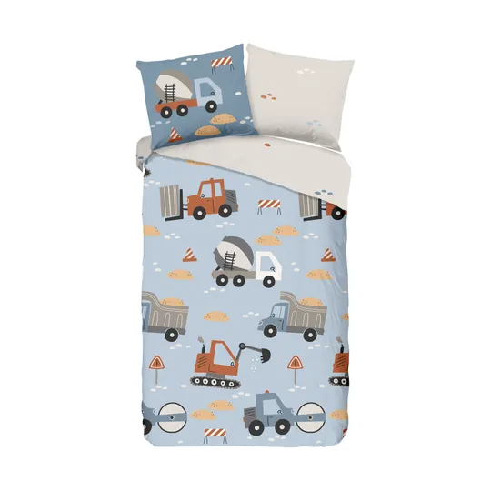 Good Morning Mack Blue Bettbezug