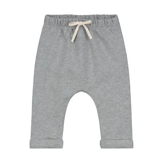 Gray Label Baby Pants - GOTS - Grey Melange - 3-6M
