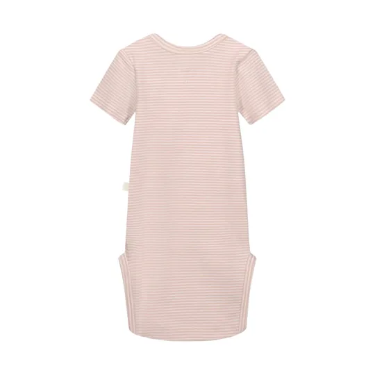Gray Label Romper - Faded Pink / Cream - 3-6 Mnd