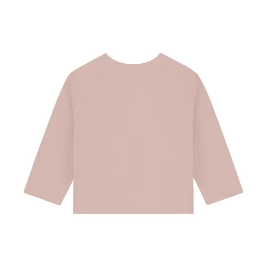 Gray Label Baby Raglan Vest - Faded Pink - 0‑3M