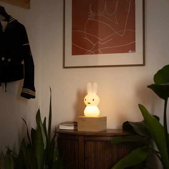 Mr Maria Miffy Leuchtende Lampe - 22 cm - Weiß