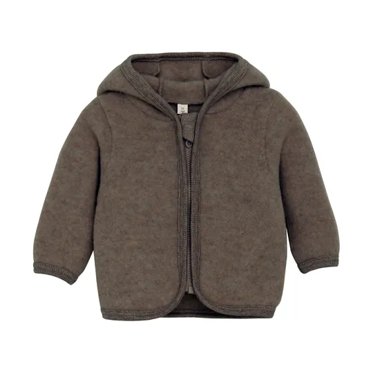 HUTTEliHUT Jasje - Wool Fleece - Brown Melange