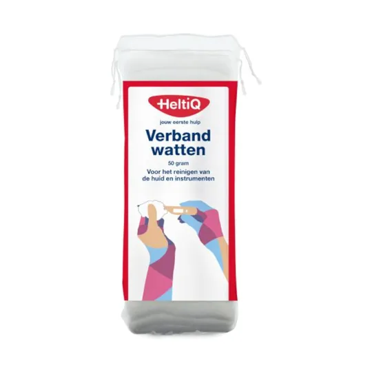 HeltiQ Verbandwatte 50 Gramm