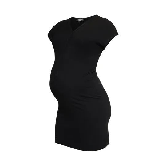 Het Bevallingsjurkje Bamboo - Black