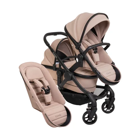 ICandy Peach 7 Geschwisterkinderwagen - Essential Bundle