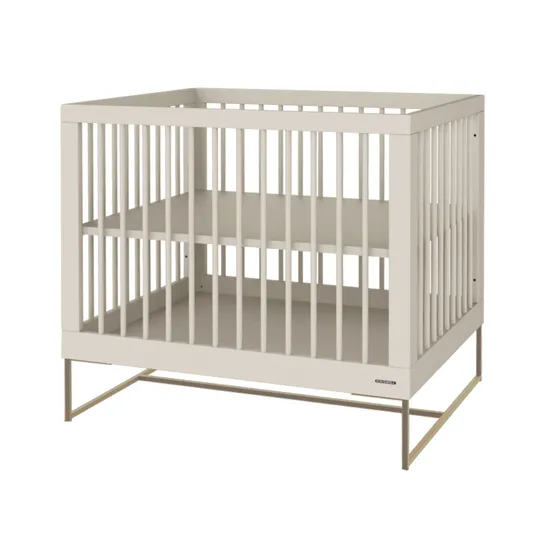 Kidsmill Laufstall - Intense Patinated Brass - Oatmeal