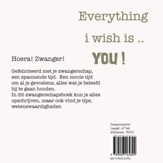 JEP! Kids Zwangerschapsboek 