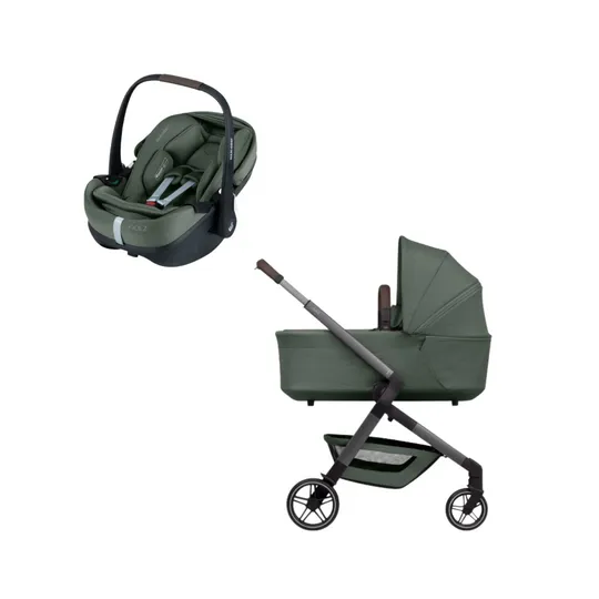 Joolz Hub 2 Kinderwagen 3-in-1 - Forest Green | Joolz X Maxi-Cosi Pebble 360 Pro 2 Autostoeltje - Forest Green