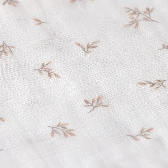 Lässig Swaddle & Burp Doeken - Miracle Of Nature Leaves - 3 Stuks - 80 x 80 cm