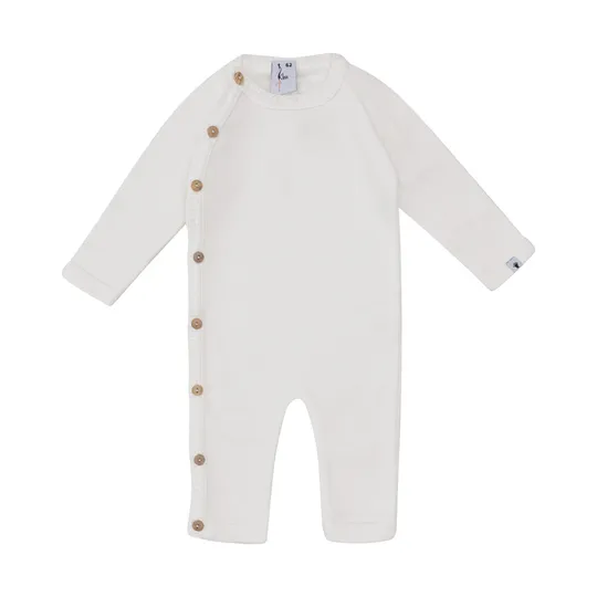 Klein Baby Jumpsuit - Natural White