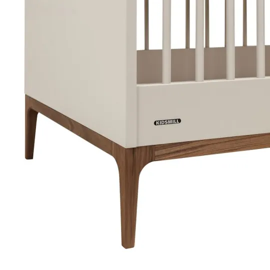 Kidsmill Intense Babybett - 70 x 140 cm - Oatmeal/Walnuss