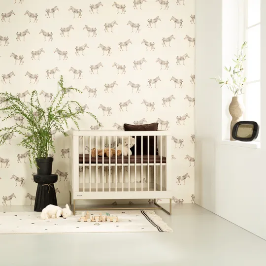 Kidsmill Laufstall - Intense Patinated Brass - Oatmeal