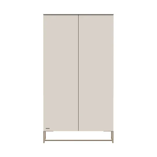 Kidsmill Intense II  Kast 2-Deurs - Oatmeal / Patinated Brass