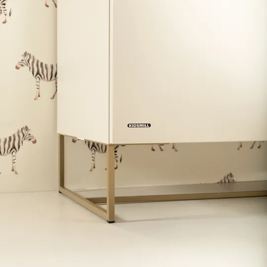Kidsmill Intense II  Kast 2-Deurs - Oatmeal / Patinated Brass