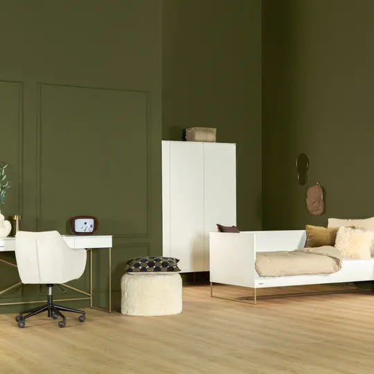 Kidsmill Intense II Kinderkamer Wit / Patinated Brass