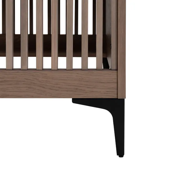 Kidsmill Levi Babykamer Incl. Rechte Potenset Walnoot