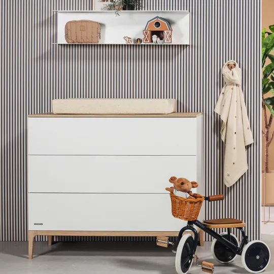 Kidsmill Intense II Babyzimmer Matt Weiß / Eiche