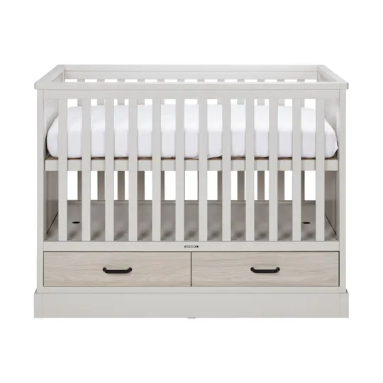 Kidsmill Newport Babykamer Incl. Zwarte Grepen - Oatmeal / Eiken