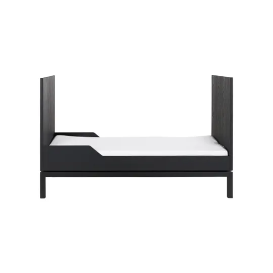 Kidsmill Savi Babybed 70 x 140 cm Met Juniorzijde - Zwart Eiken