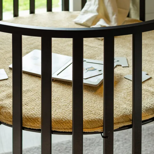 Kidsmill Laufstall-Matratzenbezug, Rund- Soft Elegance