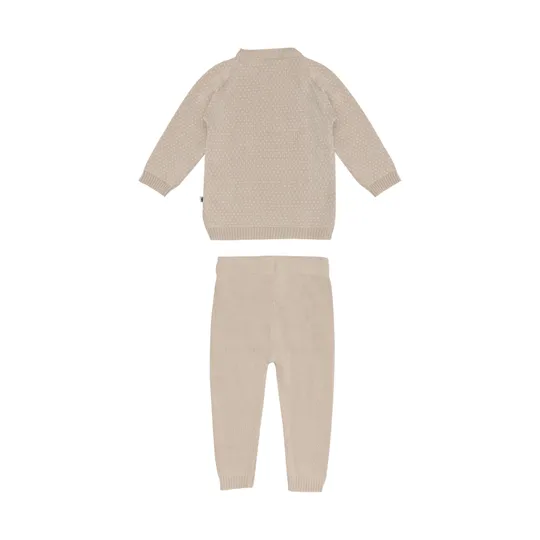 Klein Baby Pakje – Knitted - Beige Sand