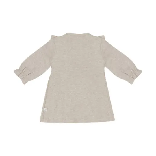 Klein Baby Ruffle Kleid- Beige Melange