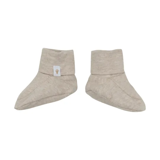Klein Baby Hausschuhe – Beige Melange