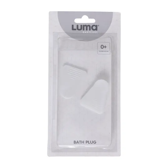 Luma Badewannenstöpsel – Weiß – 2 Stück