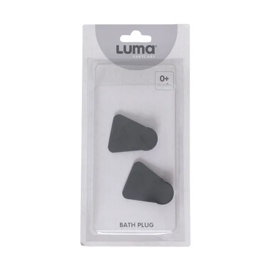Luma Badewannenstöpsel - Grau - 2 Stück