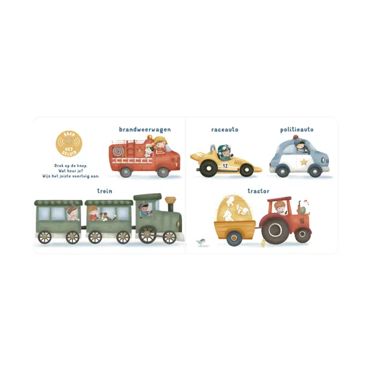 Little Dutch Mijn Geluidenboek - Voertuigen