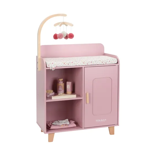 Little Dutch Puppenkommode – Holz – Pink