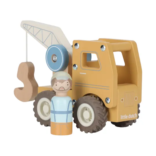 Little Dutch Kranwagen – Mit Pegdoll – Holz