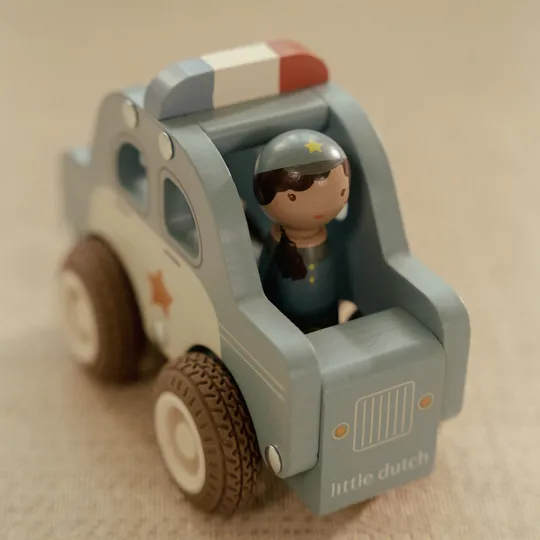 Little Dutch Polizeiauto – Mit Pegdoll – Holz