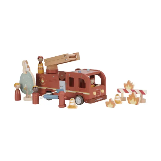 Little Dutch Feuerwehrauto – Mit Pegdolls – Holz