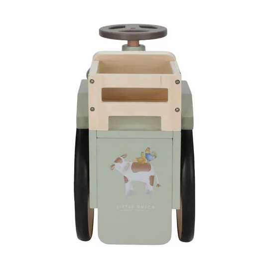 Little Dutch Holz 4-Wieler Traktor - Little Farm