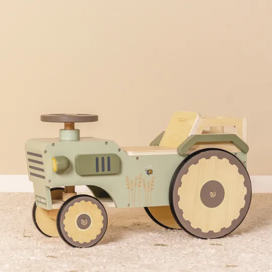 Little Dutch Holz 4-Wieler Traktor - Little Farm