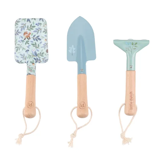 Little Dutch Gartenwerkzeug-Set – Forest Friends (3-teilig)
