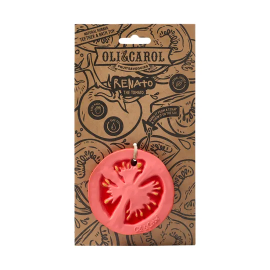 Oli & Carol Beißspielzeug - Renato the Tomato