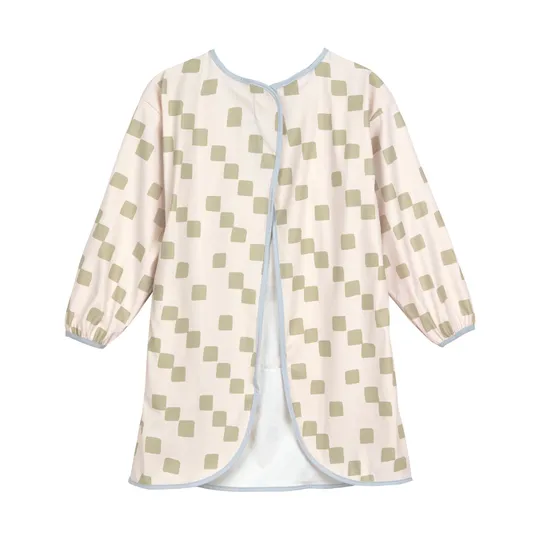 Lässig Lätzchen mit Ärmeln - Happy Fruits - Light Khaki
