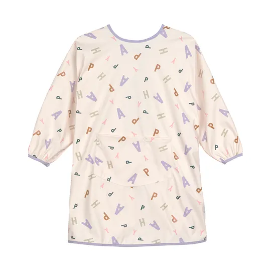 Lässig Lätzchen mit Ärmeln - Happy Fruits - Pastel Lilac