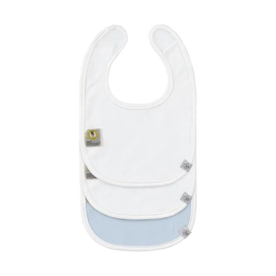 Laessig Lätzchen Newborn 3 Stück - Happy Fruits - Light Blue