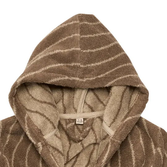 Leander Bademantel - Woodland Mocca - 3-4 Jahre