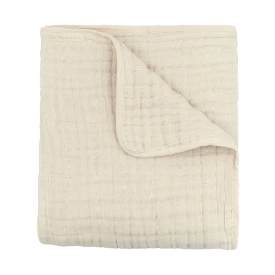Bamboom Wiegen-Decke Nuvola - Almond - 140x110 cm