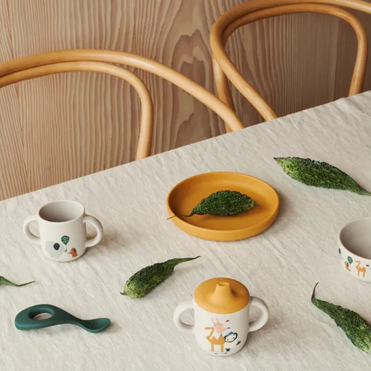 Liewood Kinderservies Set - Vivi - Around The World