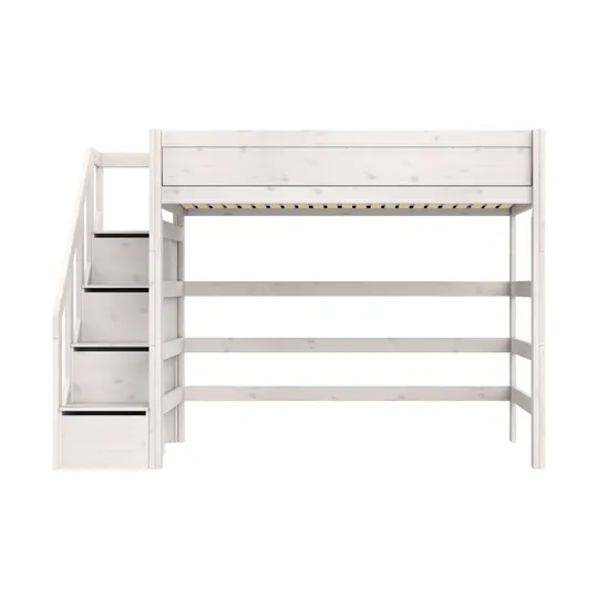 Life Time Premium Hochbett - 177 cm - 120 cm - Mit Treppenschrank