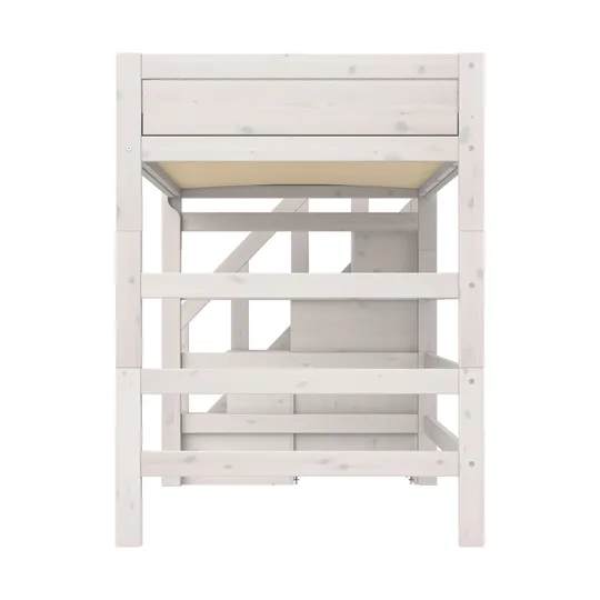 Life Time Premium Hochbett - 177 cm - 120 cm - Mit Treppenschrank