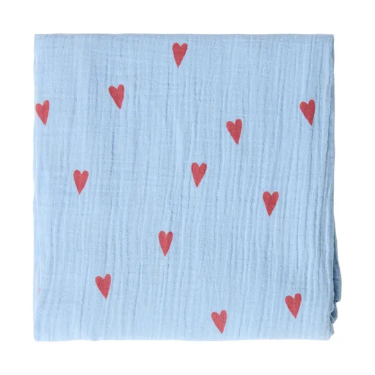 Studio Noos Swaddle - Hearts - 120x120 cm