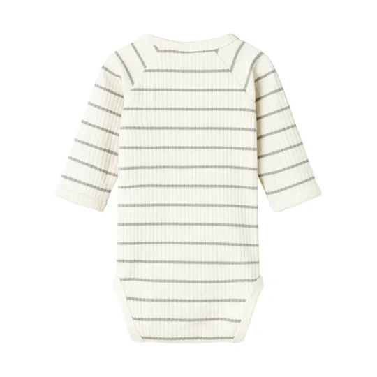 Lil' Atelier Romper - Gestreept - Coconut Milk
